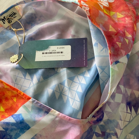 NWT Show Me Your Mumu Salvation Mountain Peta Cover Up Tunic Size Small - Picture 6 of 8